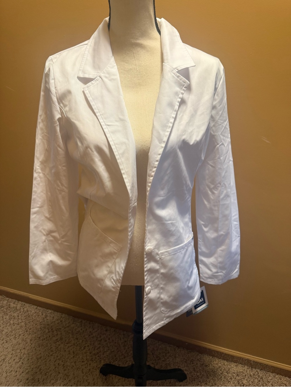 ADAR White Women's lab consultation coat classic fit healthcare NWT sz S